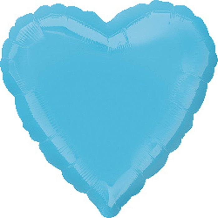 Amscan - Folienballon Herz Karibisches Blau (5)