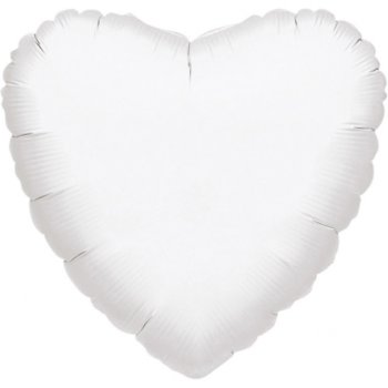 Amscan - Folienballon Herz "Weiß...