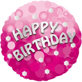 Amscan - Folienballon "Happy Birthday Sparkle...