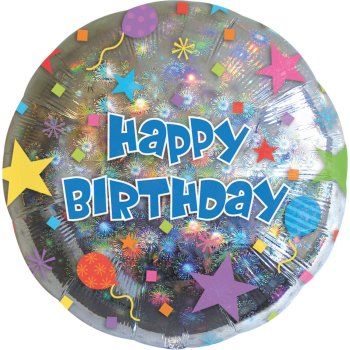 Amscan - Folienballon "Happy Birthday Konfetti"...