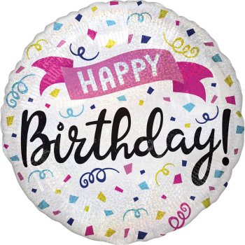 Amscan - Folienballon "Happy Birthday Sparkle" (5)