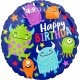Amscan - Folienballon "Happy Birthday Happy little Monster" (5)