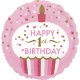 Amscan - Folienballon "Happy Birthday - 1. Geburtstag" Mädchen (5)
