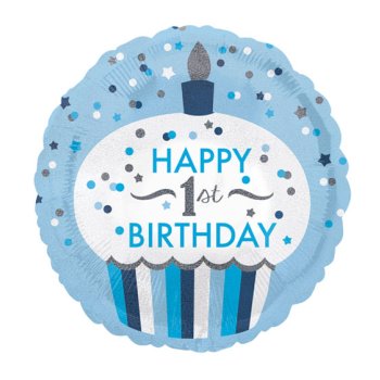 Amscan - Folienballon "Happy Birthday - 1....