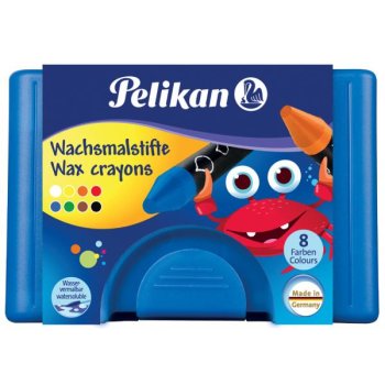 Pelikan - Wachsmalstifte, 8 Farben