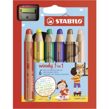 Stabilo - Woody 3 in 1 + Spitzer