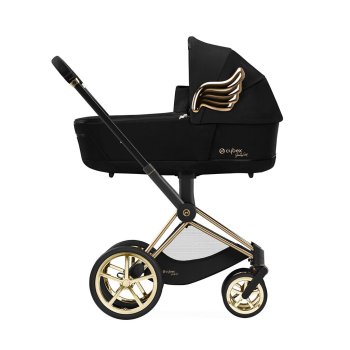 CYBEX - Platinum e-PRIAM 2.0 inkl. Hardparts mit Seatpack und Lux Carry Cot WINGS (by Jeremy Scott)