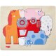 Haba - Puzzle aus Holz - ab 1 Jahr - Tierisch was los (A)