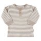 Fixoni - Langarm-Shirt aus Bio-Baumwolle, Sand/Gestreift, Gr.: 56