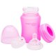 everydaybaby - Glas-Babyflasche mit Wärmesensor 150 ml, PINK (A)