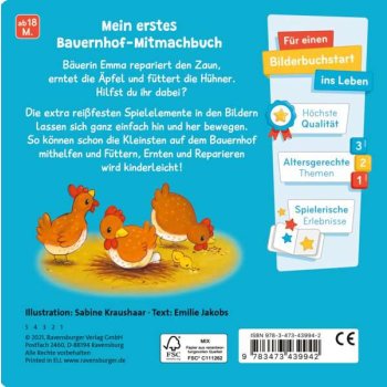 Ravensburger - Komm, hilf mit! Auf dem Bauernhof