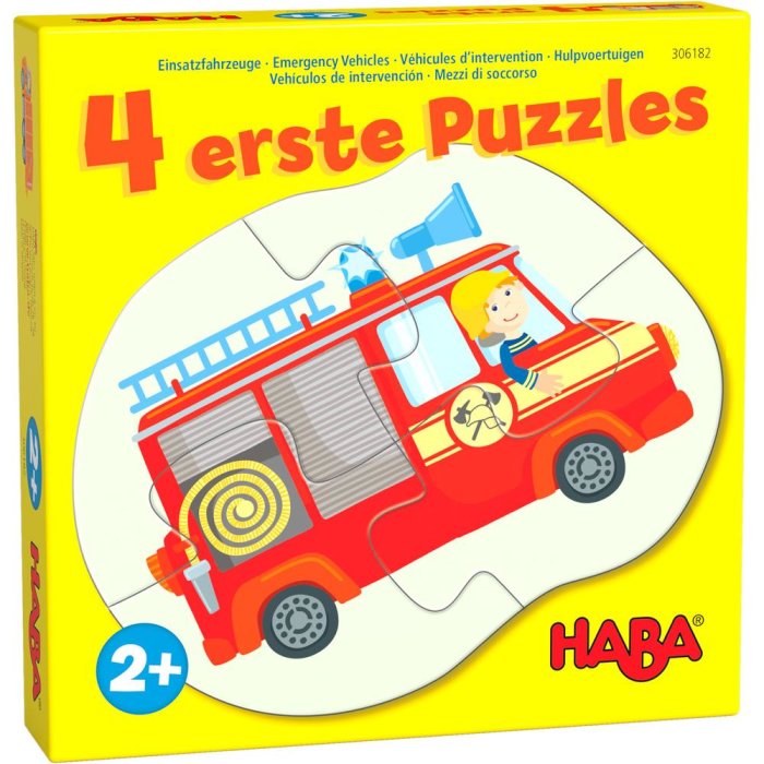 Haba - 4 erste Puzzles &ndash; Einsatzfahrzeuge (4)