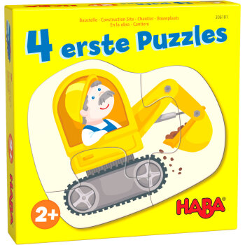 Haba - 4 erste Puzzles – Baustelle (A)
