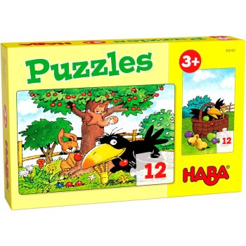 Haba - Puzzle - 12 Teile - ab 3 Jahre - Obstgarten (A)