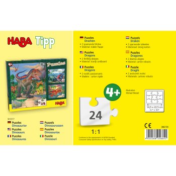 Haba - Puzzles Drachen (4)