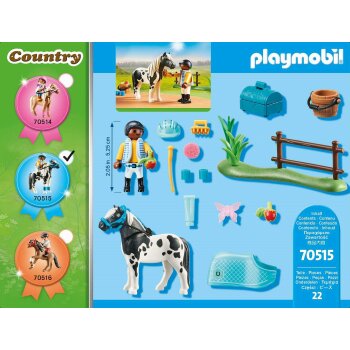 PLAYMOBIL - Country - 70515 Sammelpony "Lewitzer" (A)