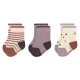 Lässig - Kinder-Socken (3er-Pack), Tiny Farmer Lilac, Gr. 15/18 (A)