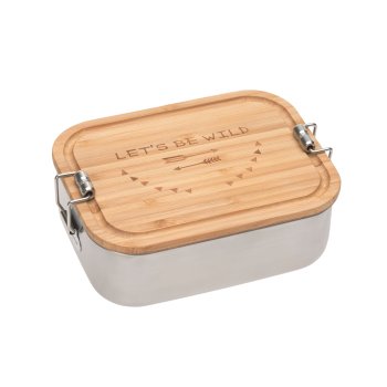 Lässig - Kinder Brotdose Edelstahl - Lunchbox,...
