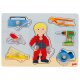 Goki - Steckpuzzle Handwerker
