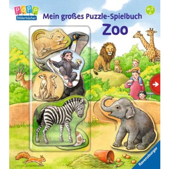 Ravensburger - Mein großes Puzzle-Spielbuch: Zoo