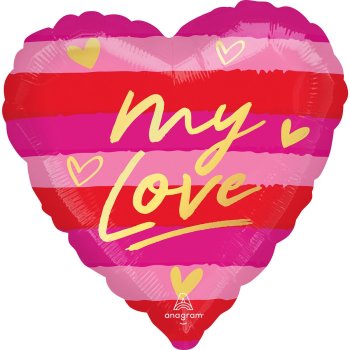 Amscan - Folienballon Herz "MY LOVE" (5)