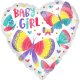 Amscan - Folienballon "Baby Girl Watercolor Butterflies" (5)