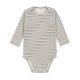 Lässig - Baby Body Kurzarm GOTS - Cozy Colors, Striped Grey Gr. 86/92 (A)