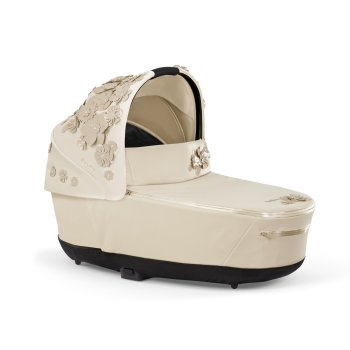 CYBEX - Platinum PRIAM 4.0 Lux Carry Cot SIMPLY-FLOWERS - (Beige)