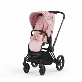 CYBEX - Platinum PRIAM 4.0 inkl. Hardparts mit Seatpack und Lux Carry Cot SIMPLY-FLOWERS (Pink)
