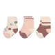 Lässig - Socken - GOTS OFFWHITE/POWDER PINK/RUST Gr. 19-22 (A)