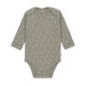 Lässig - Baby Body Langarm GOTS - Speckles olive Gr. 74/80 (2)