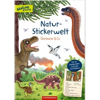 Coppenrath - Natur-Stickerwelt: Dinosaurier & Co....