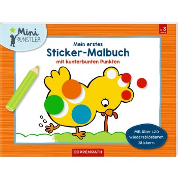 Coppenrath - Mein 1.Sticker-Malbuch m.kunterbunten...