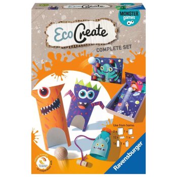 Ravensburger - Bastelset EcoCreate Monster Games