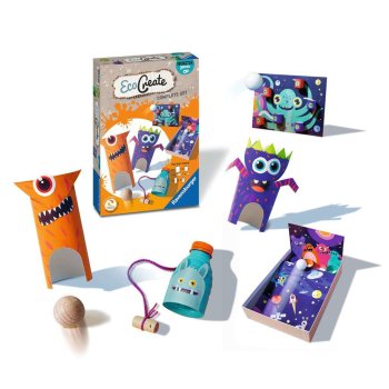 Ravensburger - Bastelset EcoCreate Monster Games