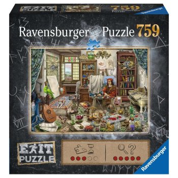 Ravensburger - Puzzle EXIT Das Künstleratelier (759...
