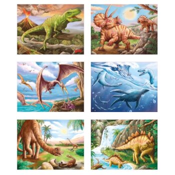 Goki - Puzzle, Würfelpuzzle aus Holz - 12 Teile - ab...