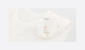 Träumeland - Babyschlafsack LIEBMICH 3-tlg. Naturlieb grün Gr. 50/56 (A)