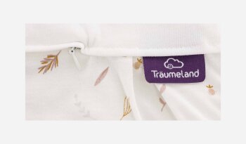 Träumeland - Babyschlafsack LIEBMICH 3-tlg. Naturlieb rosa Gr. 56/62