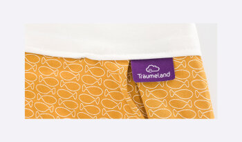 Träumeland - Babyschlafsack LIEBMICH 3-tlg. Fische gold Gr. 56/62 (A)
