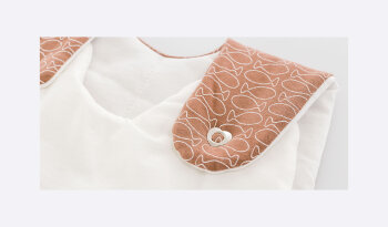 Träumeland - Babyschlafsack LIEBMICH 3-tlg. Fische braun Gr. 56/62 (A)