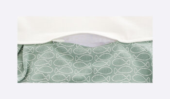 Träumeland - Babyschlafsack LIEBMICH 3-tlg. Fische mint Gr. 50/56