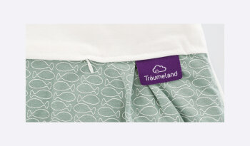 Träumeland - Babyschlafsack LIEBMICH 3-tlg. Fische mint Gr. 56/62