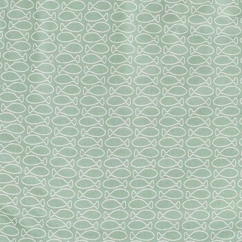 Träumeland - Stillkissen elastisch Fische mint (180 cm)