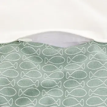 Träumeland - Baby-Ganzjahresschlafsack LIEBMICH Fische mint Gr. 68/74