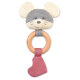 Sterntaler - GOTS Strick-Spielfigur mit Holzgreifring Maus Mabel (A)