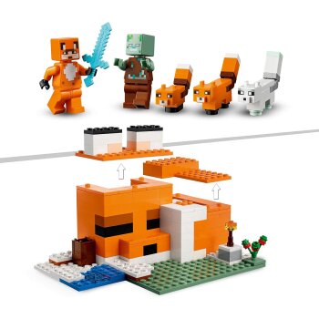 LEGO - Minecraft - 21178 Die Fuchs-Lodge (A)