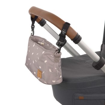 Lässig - Kinderwagen Organizer - Blocks Taupe, Grau