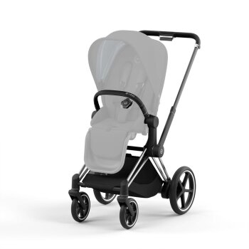 Cybex - Platinum e-PRIAM 2.0 Rahmen inkl. Lux Sitz Aufsatz Chrome black (A)
