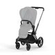 Cybex - Platinum e-PRIAM 2.0 Rahmen inkl. Lux Sitz Aufsatz Mattblack (A)